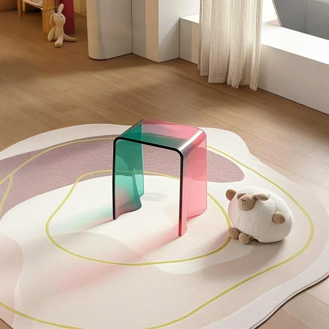 Chromira Glow Acrylic stool