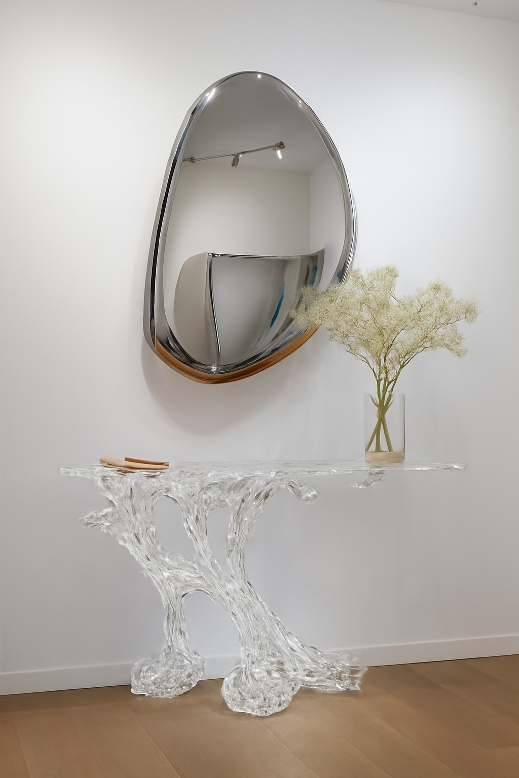 Ethereal Sea and Wandering Clouds Transparent Table