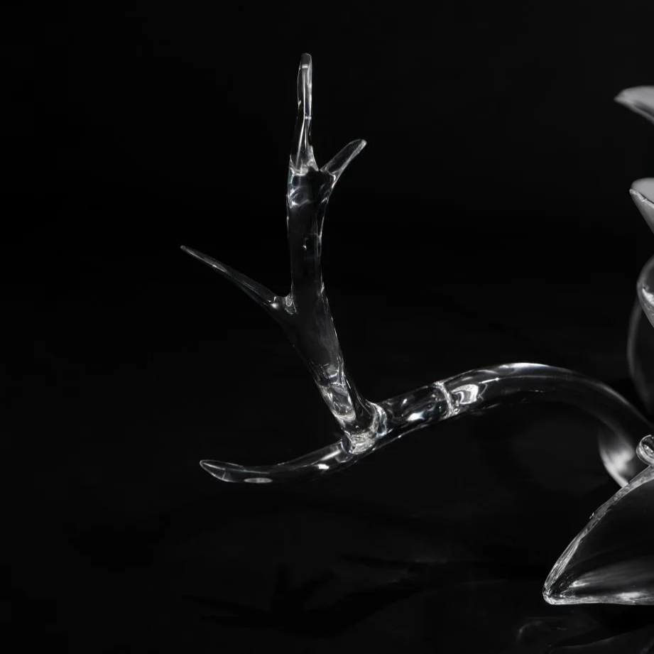 Ethereal Stag Acrylic Sculpture (Deer)
