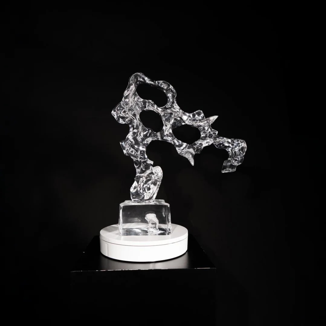Mystic Cavern Acrylic Sculpture (Taihu Stone)
