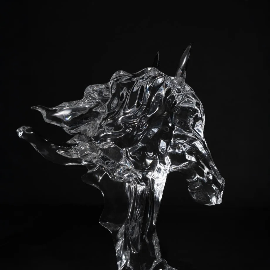 Galloping Success Acrylic Sculpture (Horse)