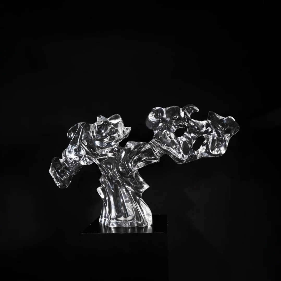 Whispering Roots Acrylic Sculpture (Trunk)