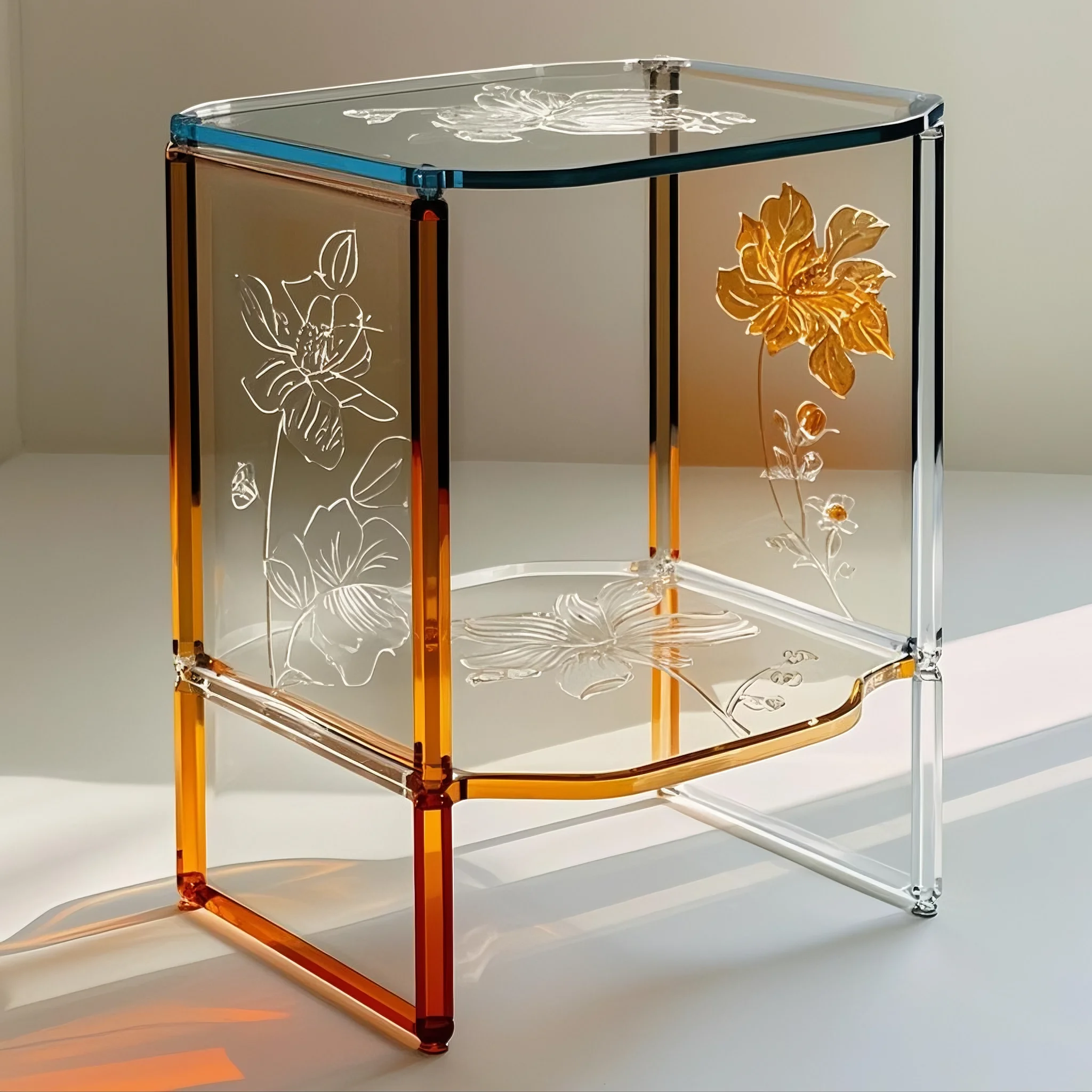 Floral Essence Side Table