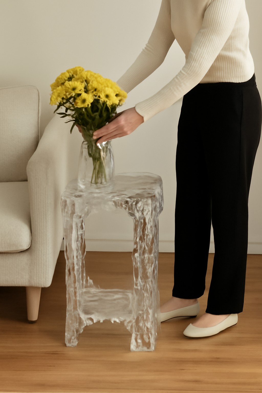 Glacial Cascade Flower Rack