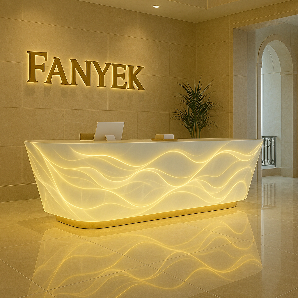 Silken Glow Reception Counter