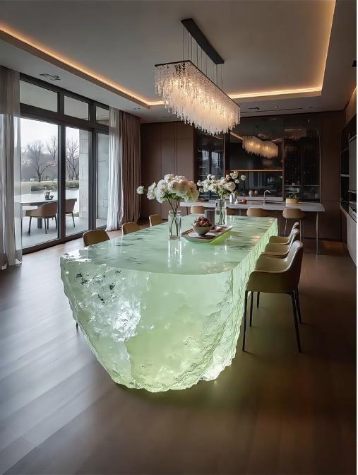 Jade Green Crystal Island