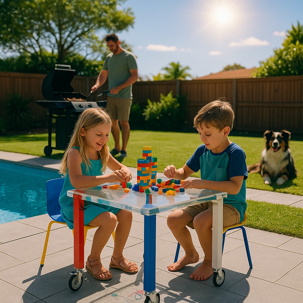 Color Melody Acrylic Small Coffee Table
