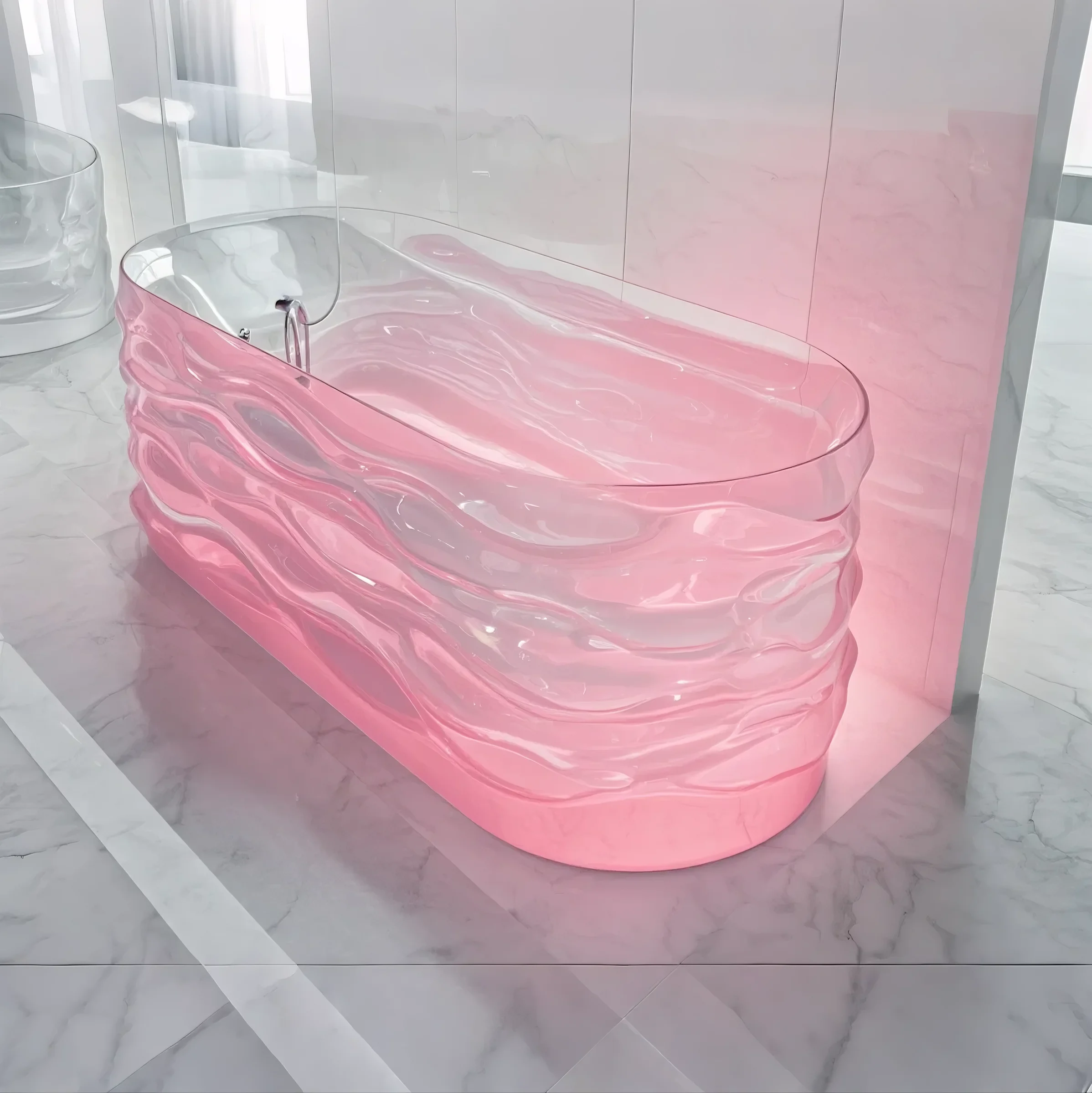 VITALUME Acrylic Flowing Bathtub Collection
