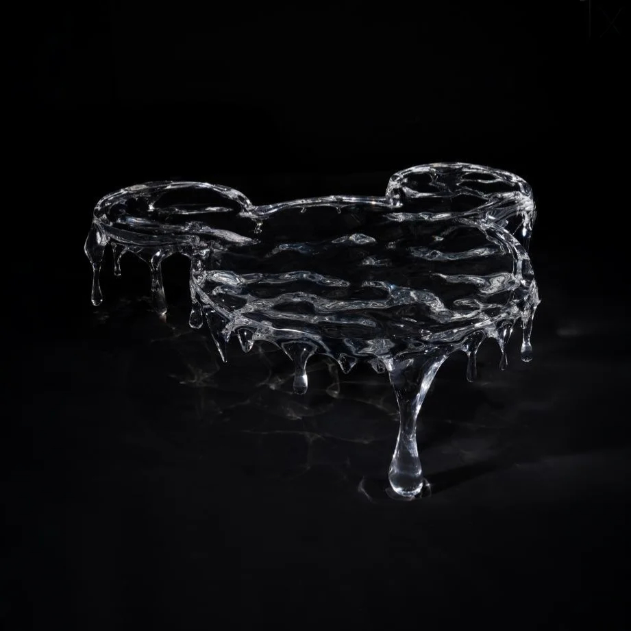 Aurora Ears Acrylic Coffee Table