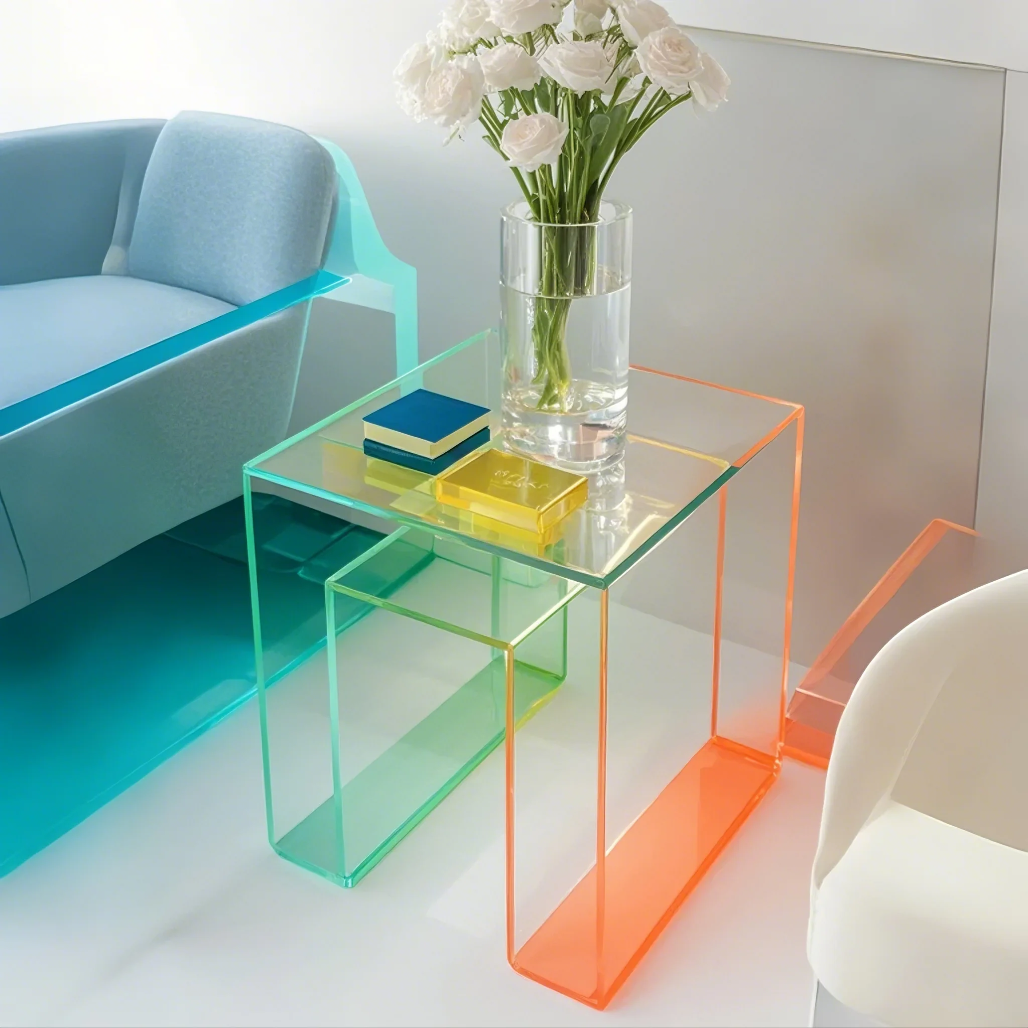 LUMICUBE Acrylic Nesting Table Collection