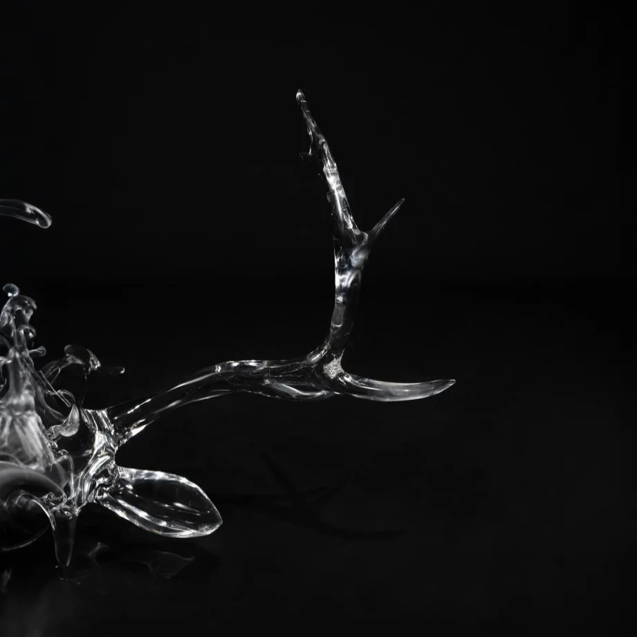 Ethereal Stag Acrylic Sculpture (Deer)