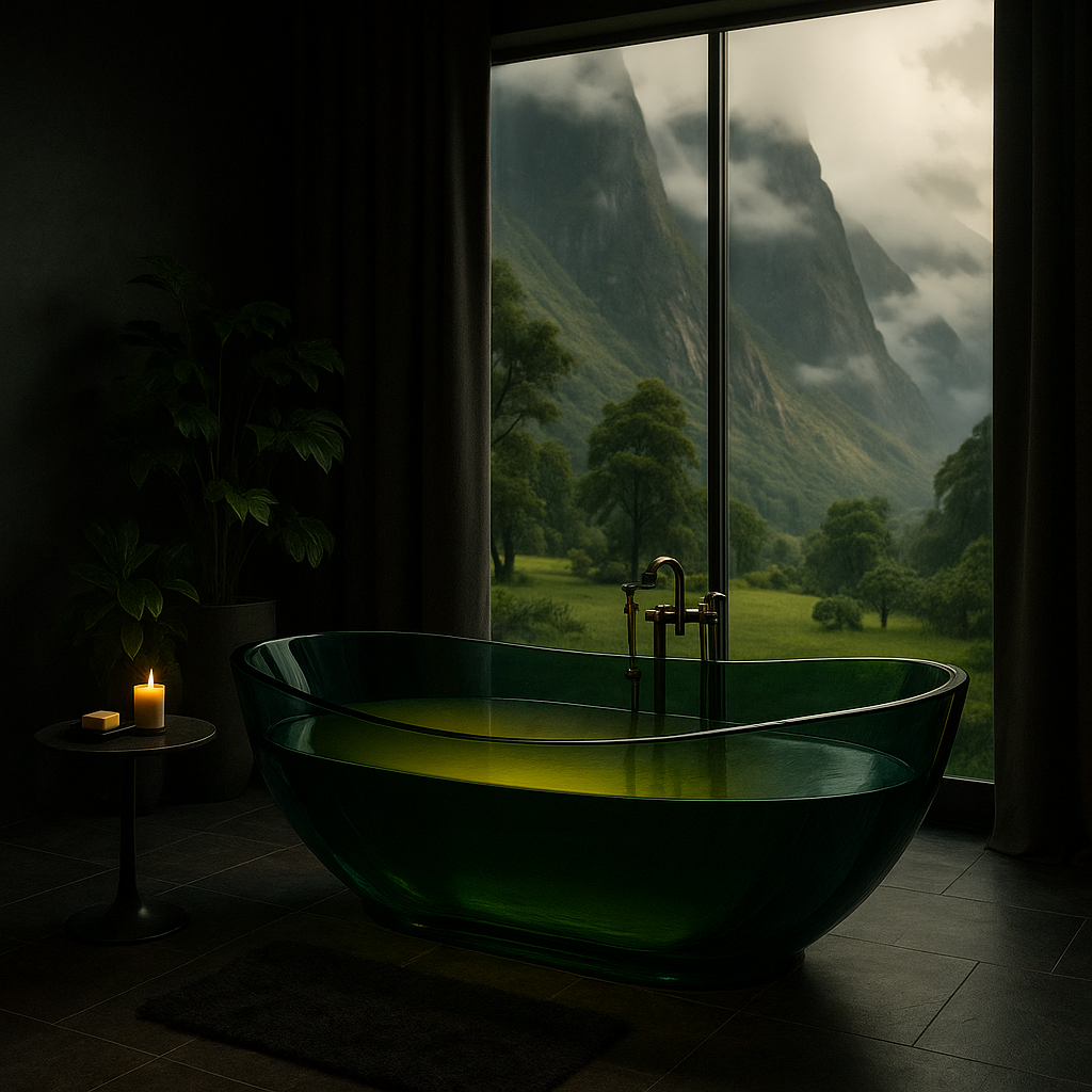 Emerald Serenity Bathtub