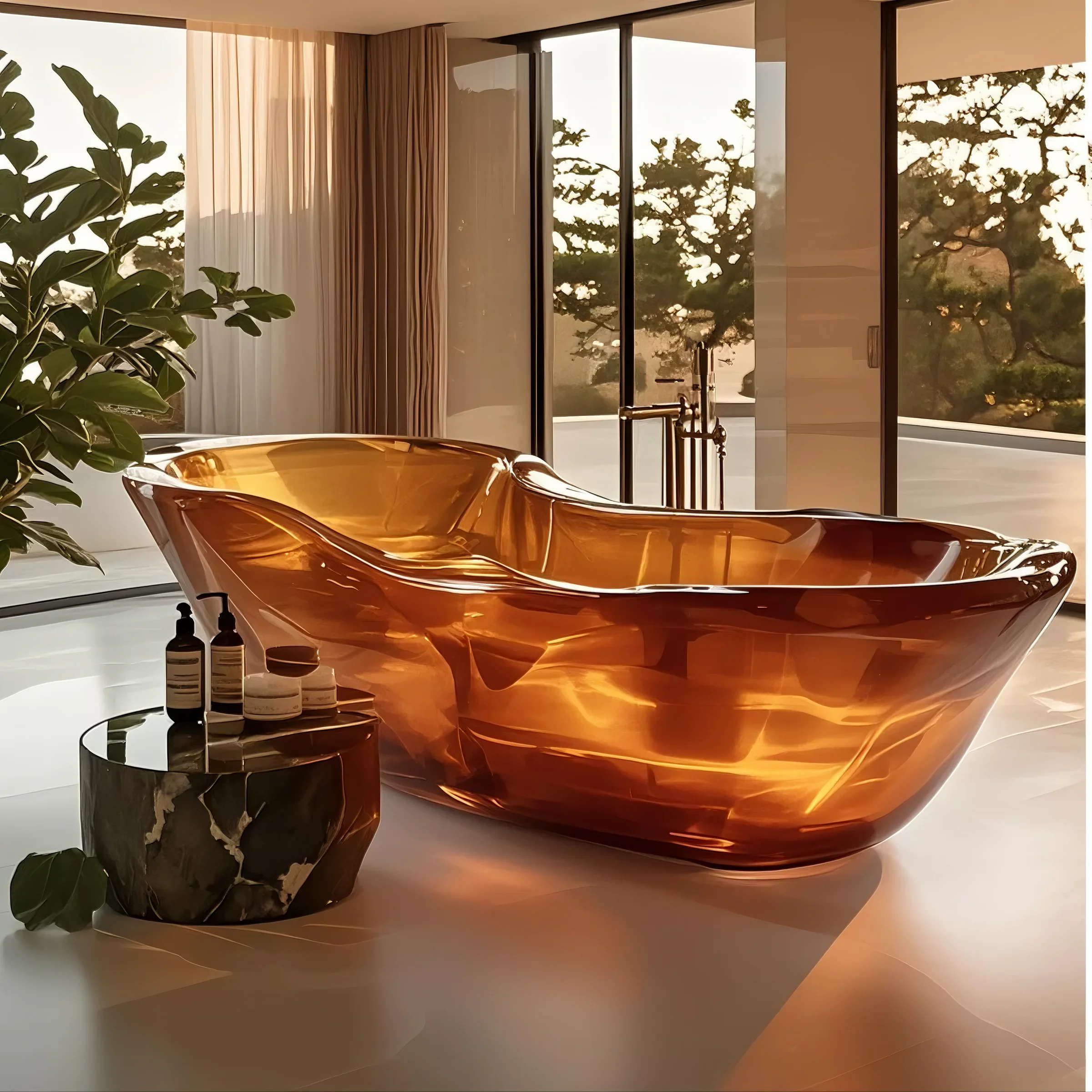 AETHER WAVE Acrylic Bathtub Series