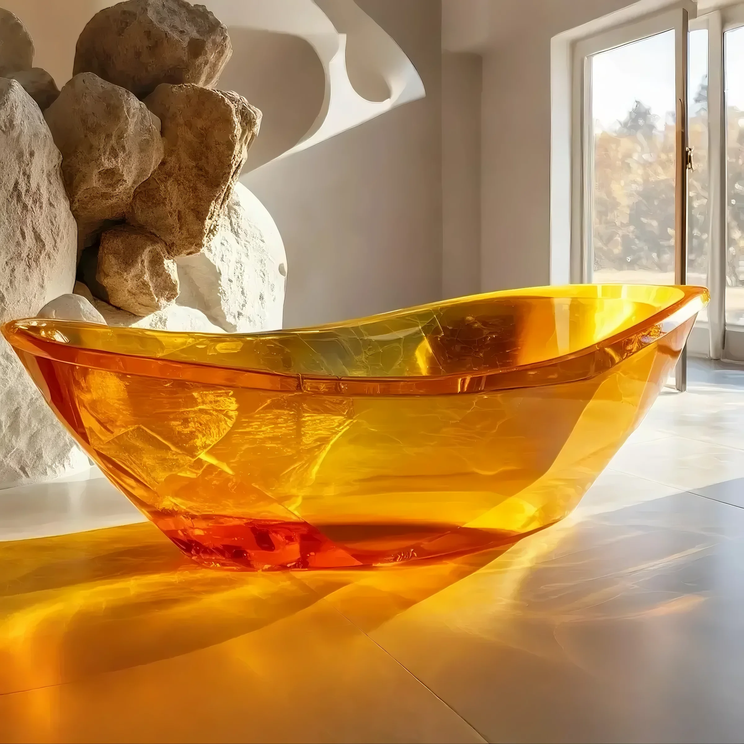 DIAMORO Acrylic Diamond Bathtub Collection