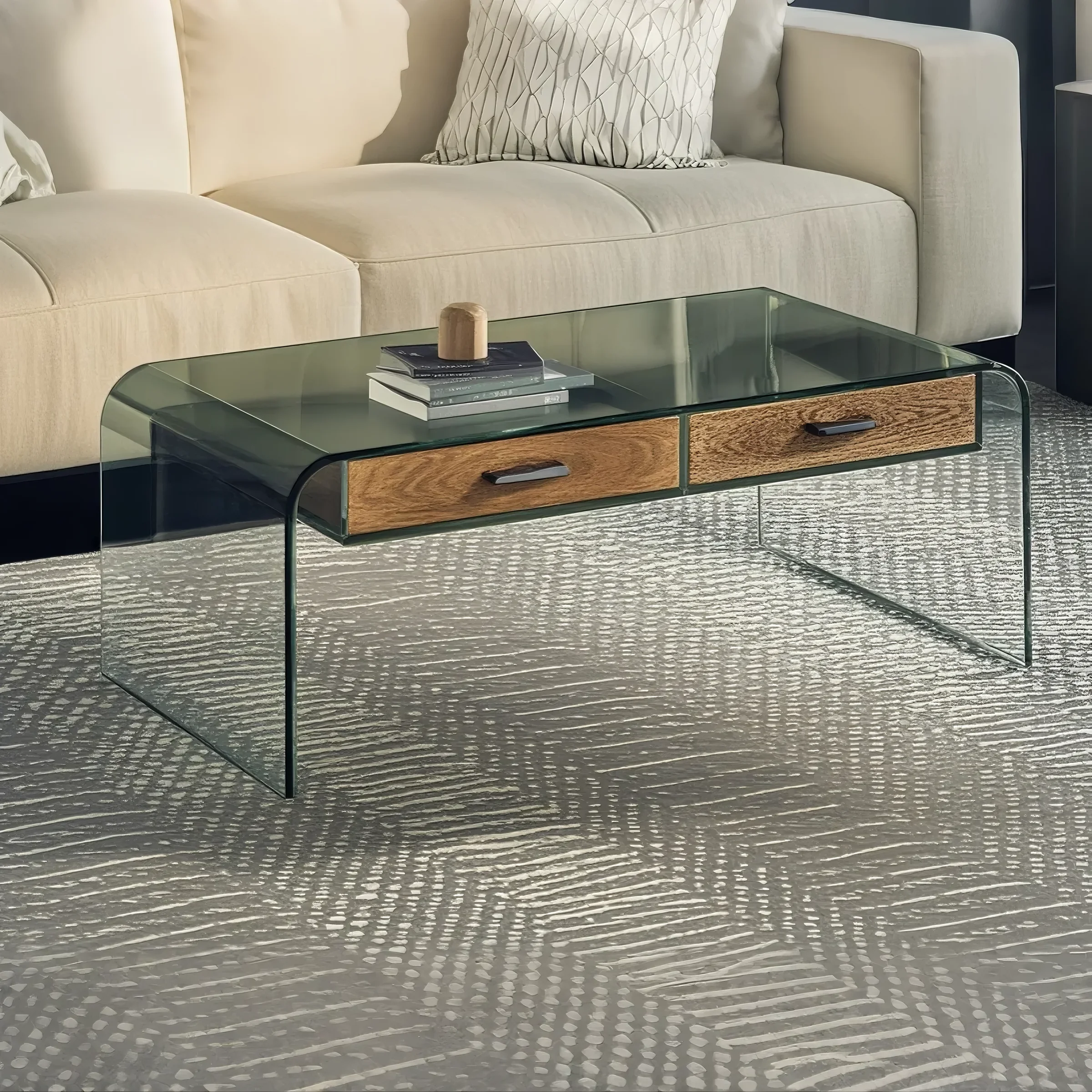 Crystal Aura Acrylic Coffee Table