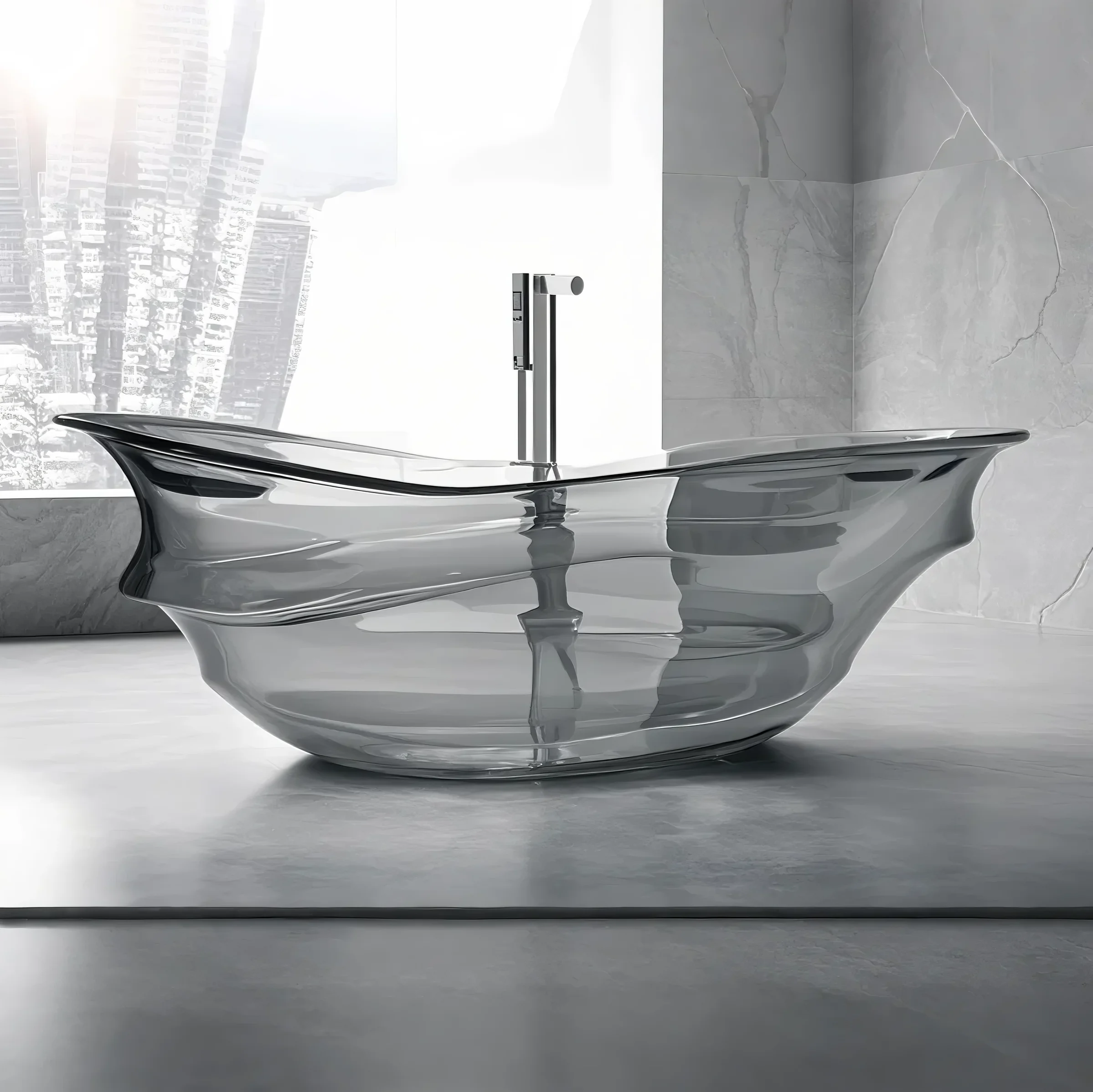 AQUASWIRL Acrylic Freestanding Bathtub Collection