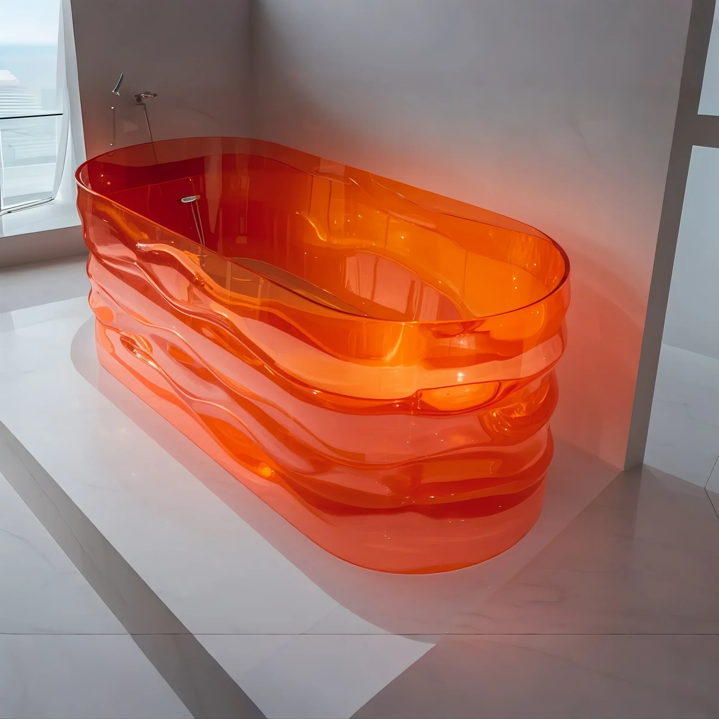 VITALUME Acrylic Flowing Bathtub Collection