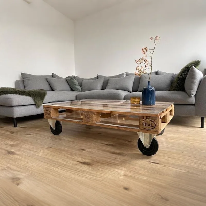 Traccia Acrylic Rolling Coffee Crate