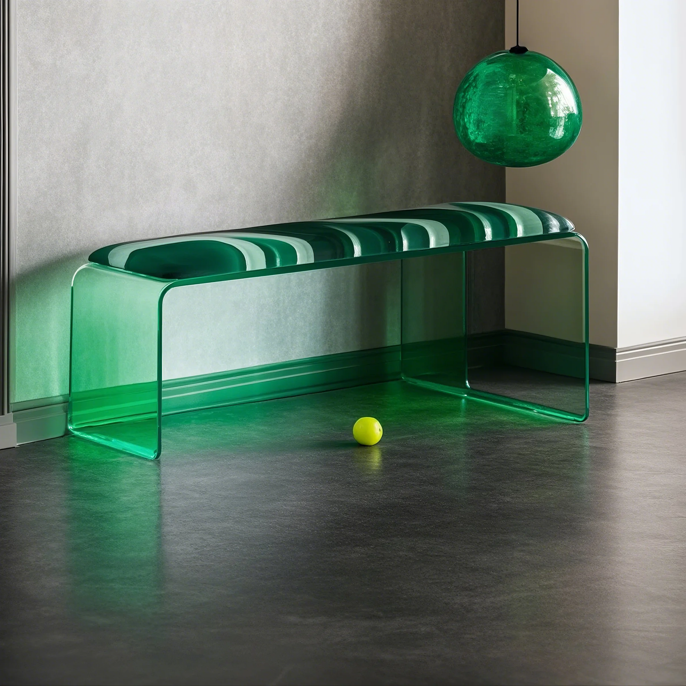 STRIPESHIM Acrylic Lounge Bench Collection