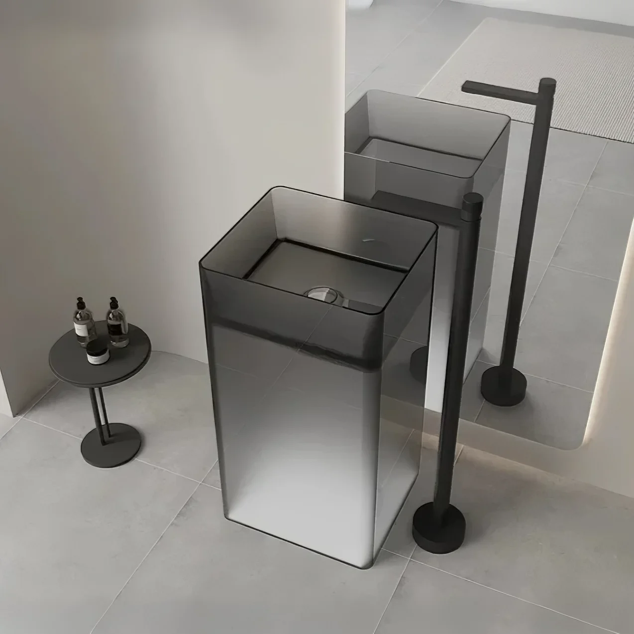 CRYSTAEDGE Acrylic Monolith Basin Series