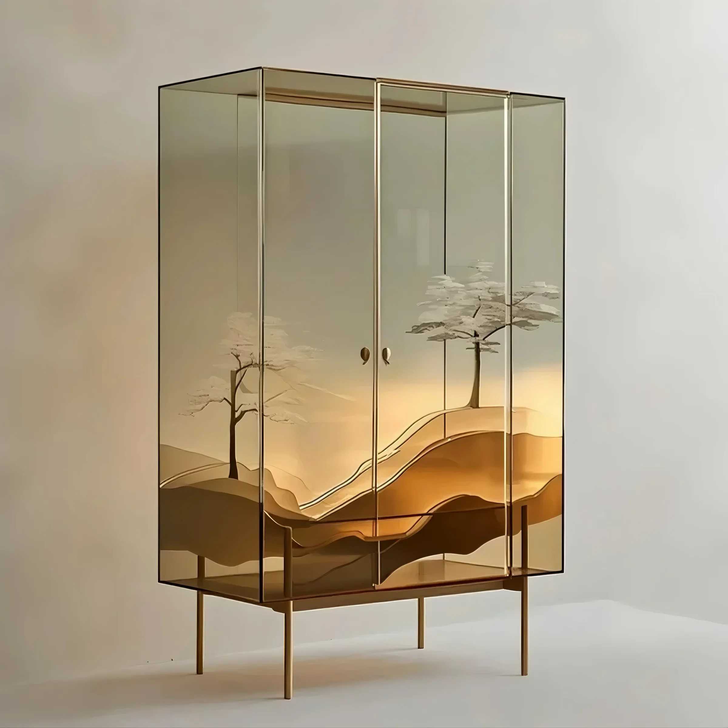Golden Horizon Cabinet
