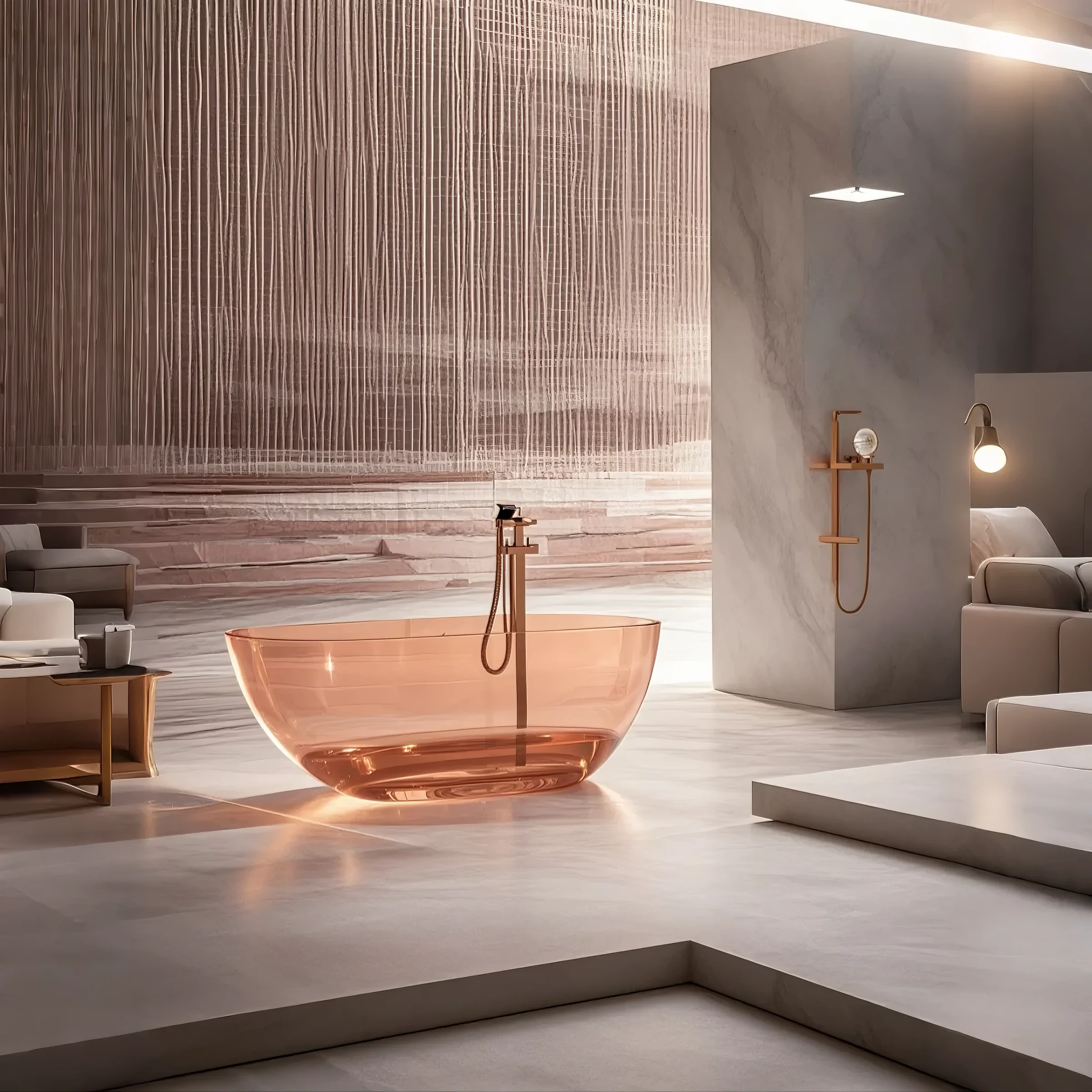 OCEANFLUX Acrylic Sculptural Bathtub Collection