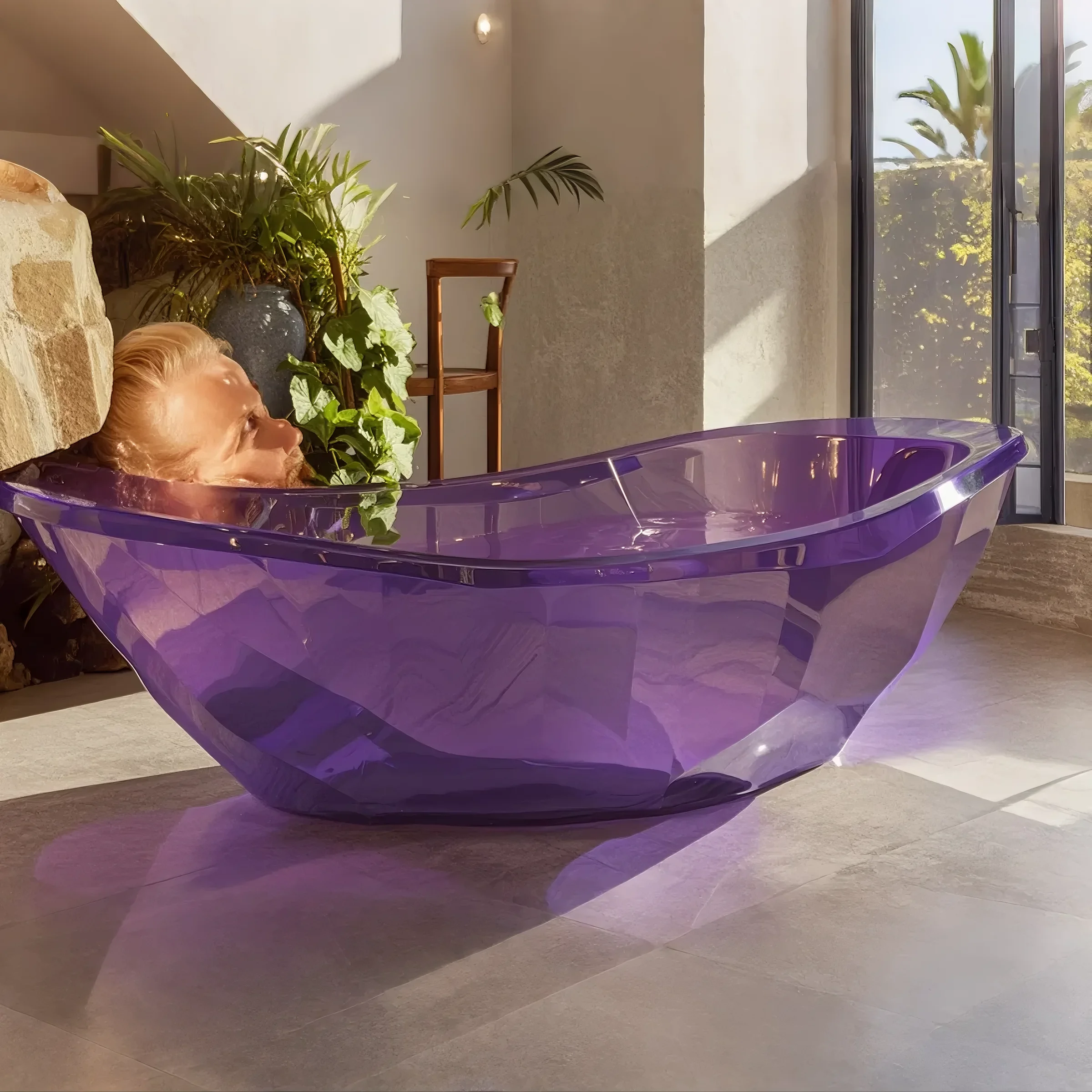 DIAMORO Acrylic Diamond Bathtub Collection