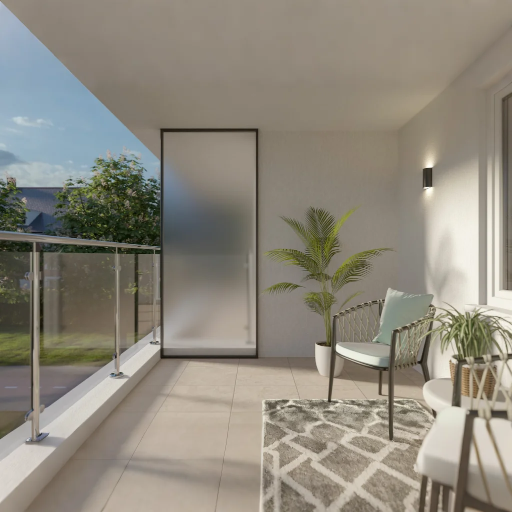 LumiWall – Acrylic Balcony Partition Series