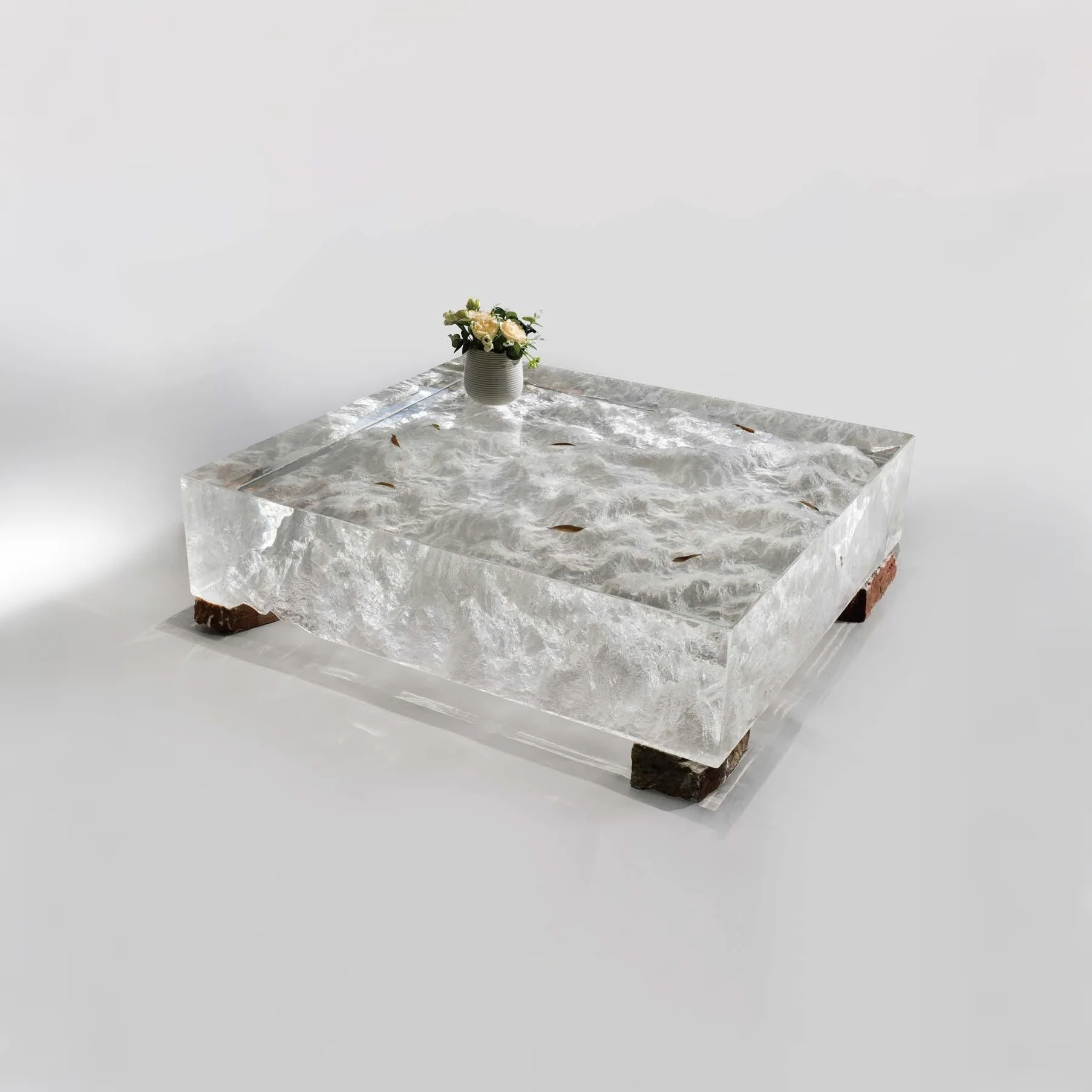 Pine Mountain in Solitude Questions the Ethereal Moon Coffee Table