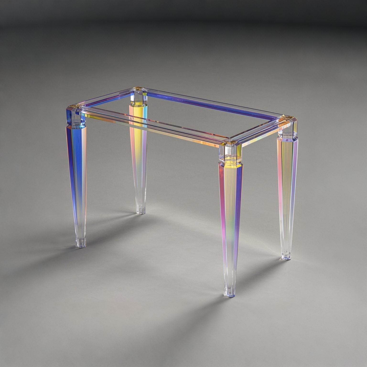 PRISMALEG Acrylic Console Table Collection
