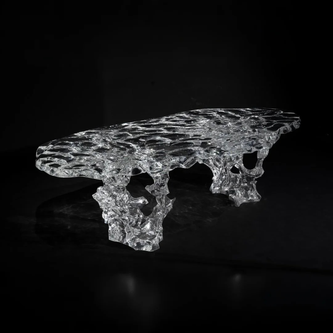 Silent Reef Acrylic Coffee Table