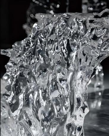 Serene waves cradle the endless deep