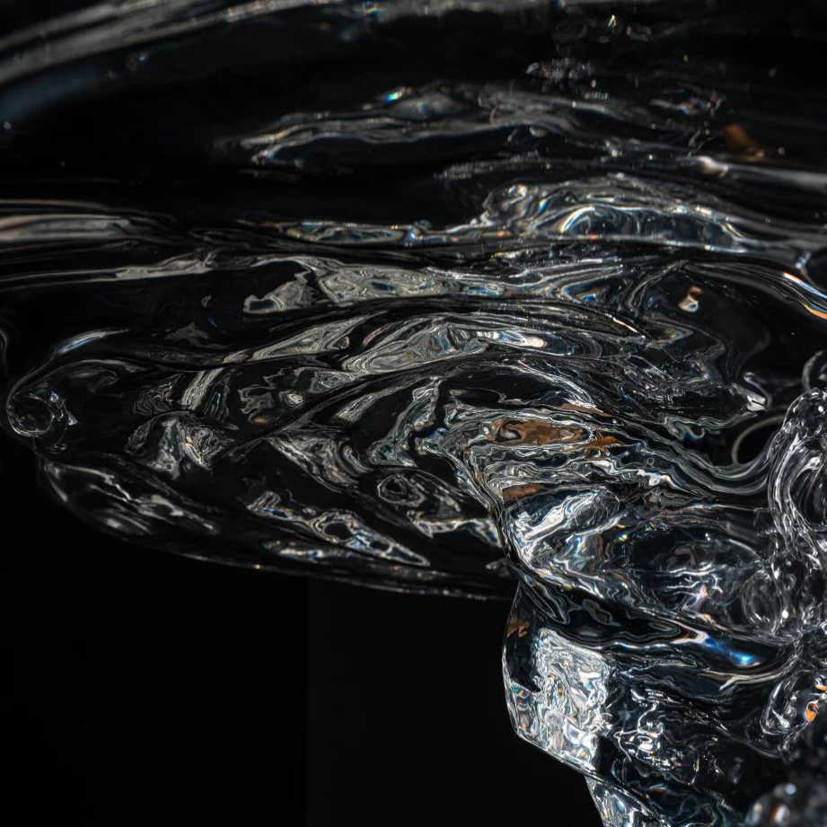 Whirlstone Acrylic Side Table