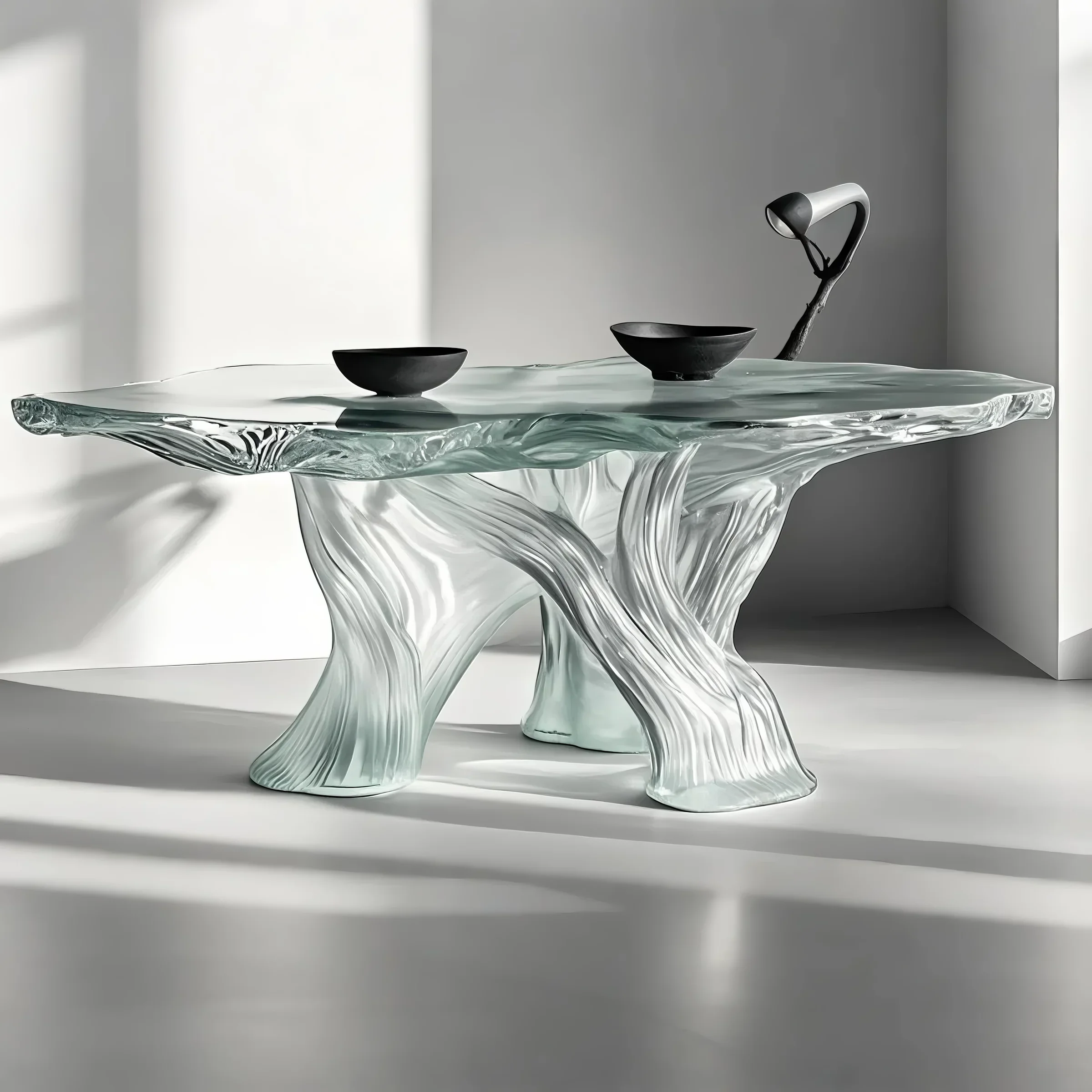 Crystal Flow Dining Table