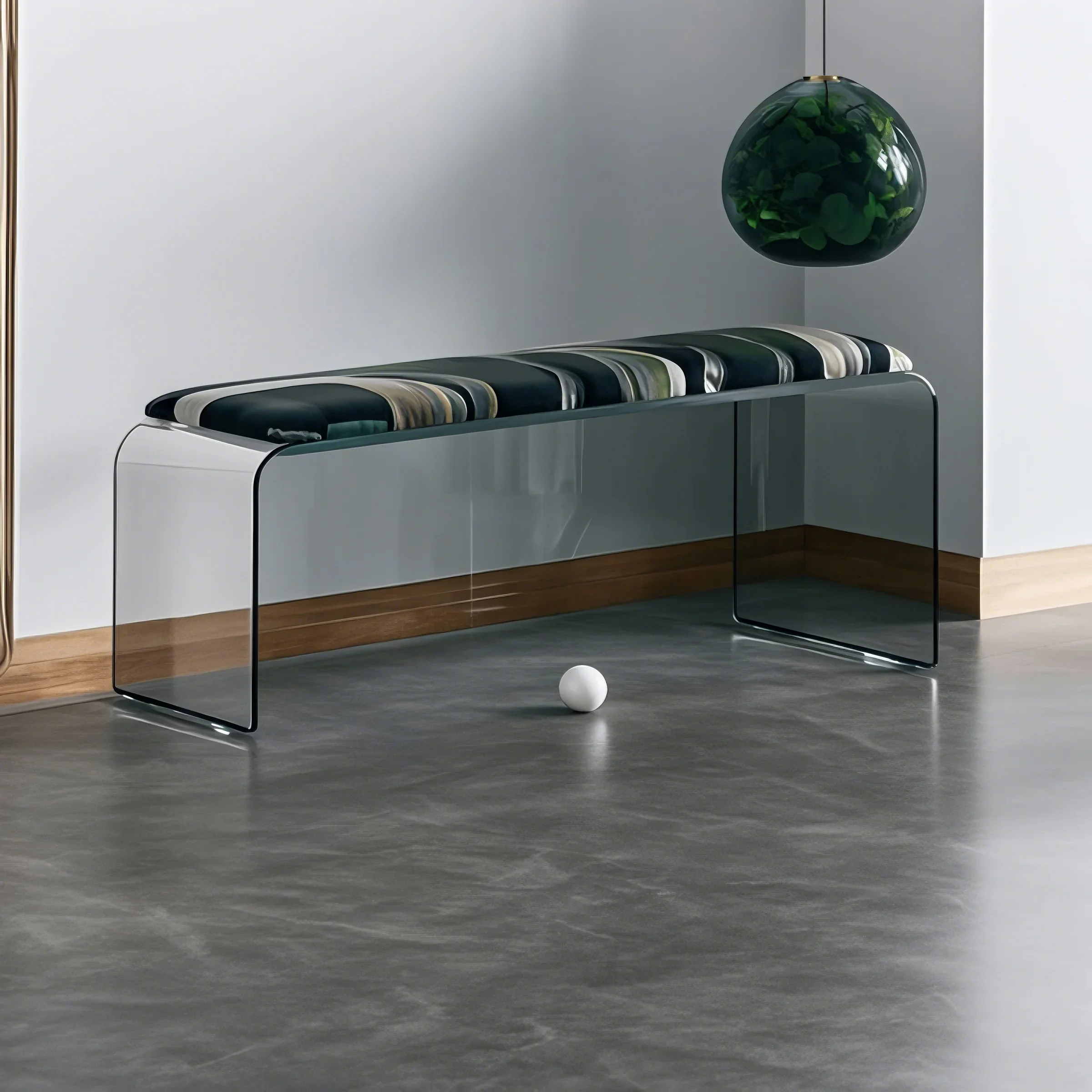 STRIPESHIM Acrylic Lounge Bench Collection