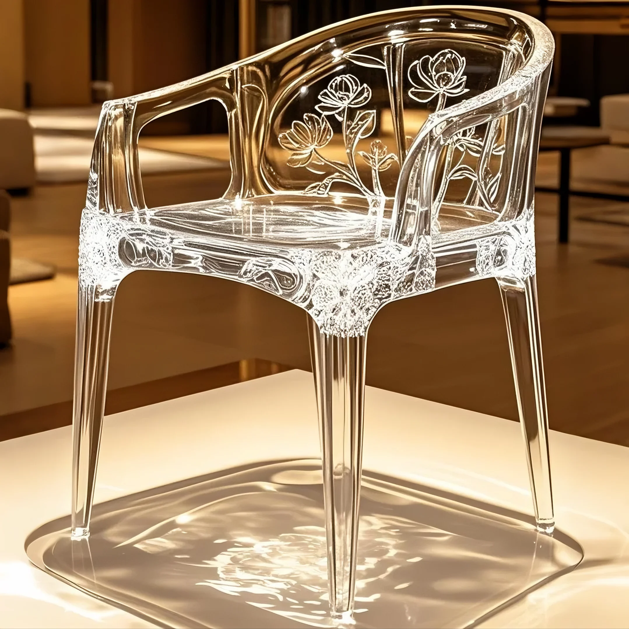 Floral Illusion Chair