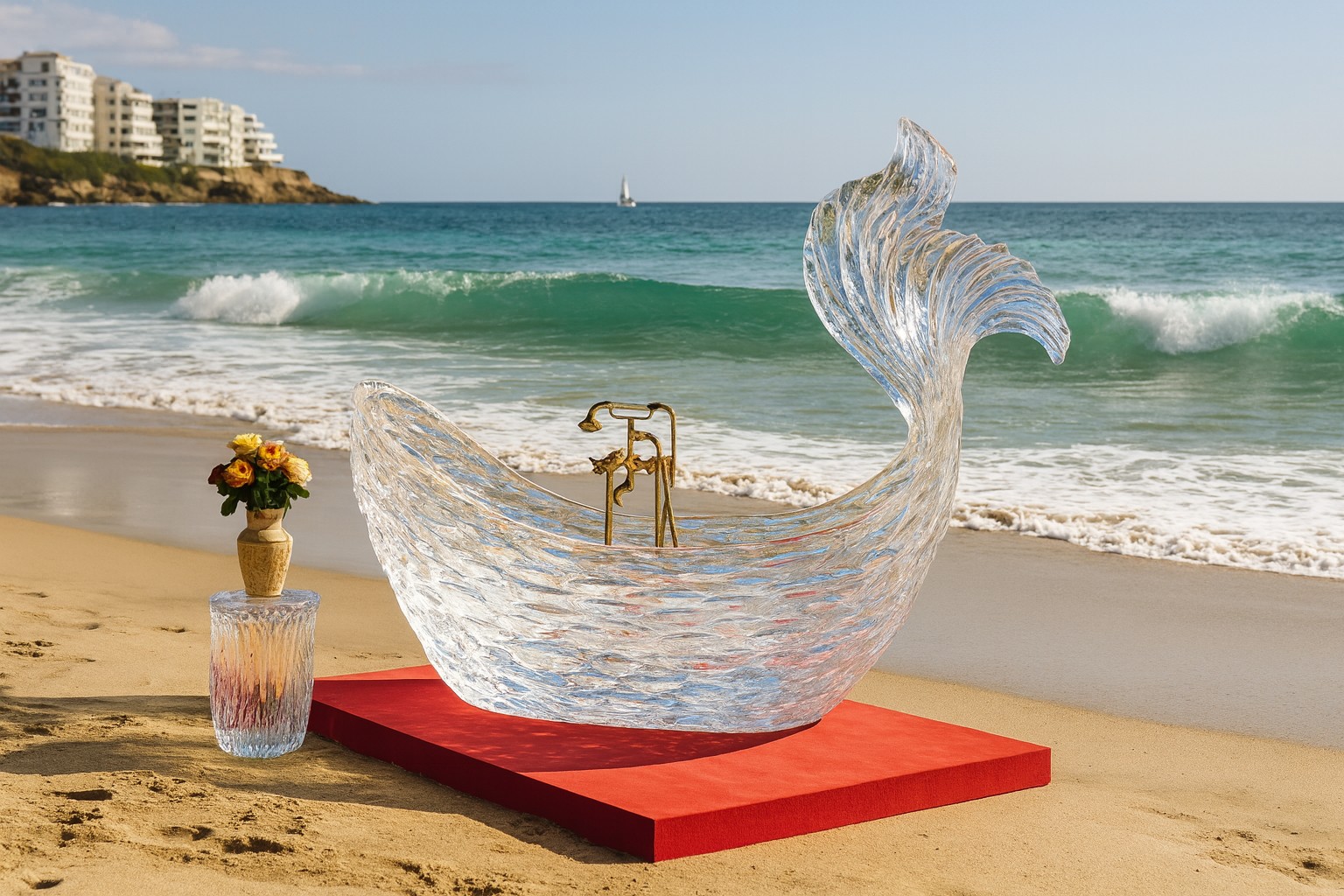 Ocean's Tail Acrylic Bathtub