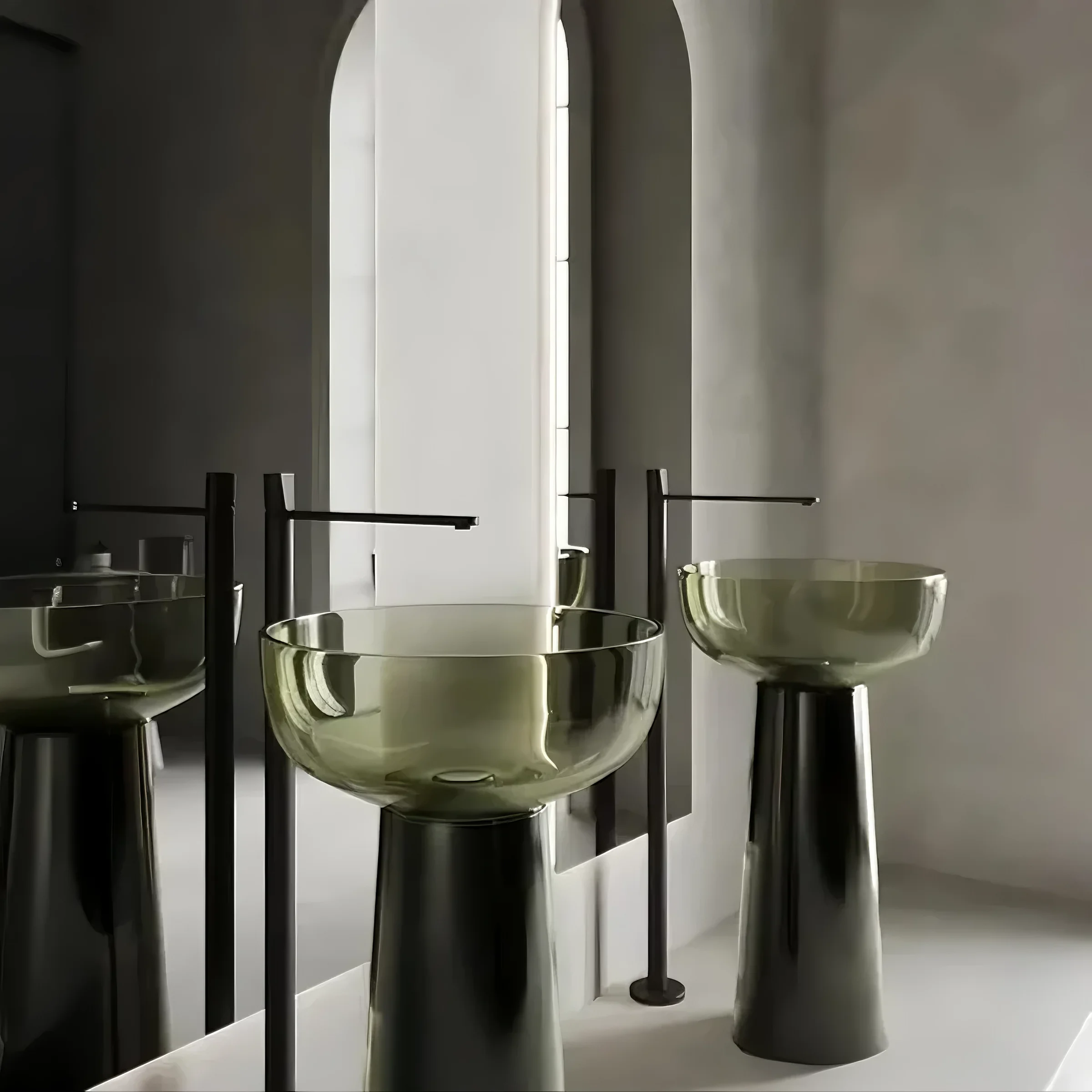 VITRAGLASS Goblet Basin Series