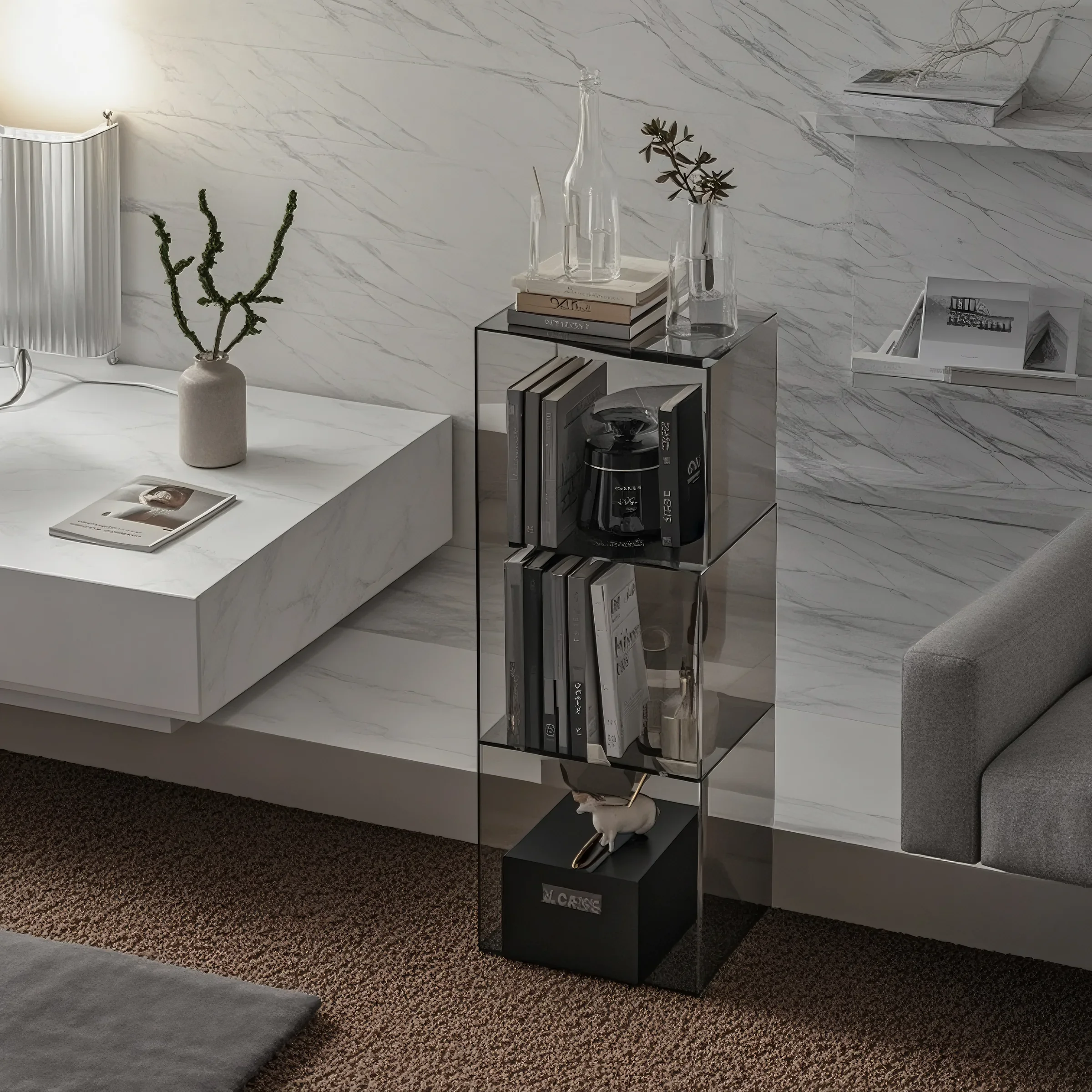 LUMIART Acrylic Bookshelf Collection