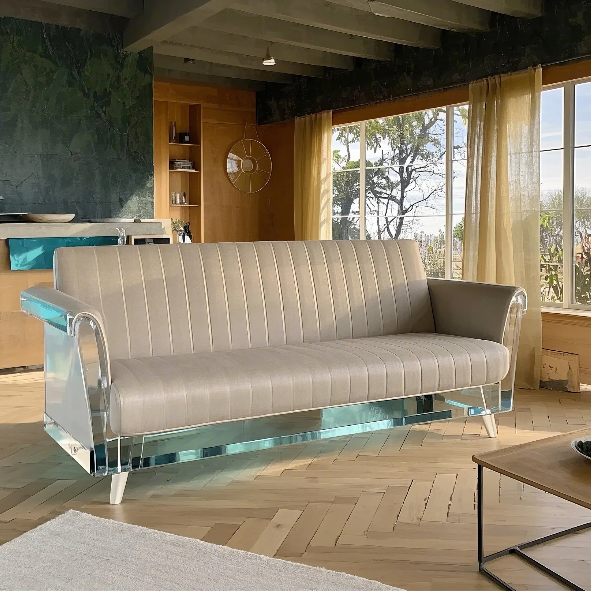 Celestia Clear Sofa Collection