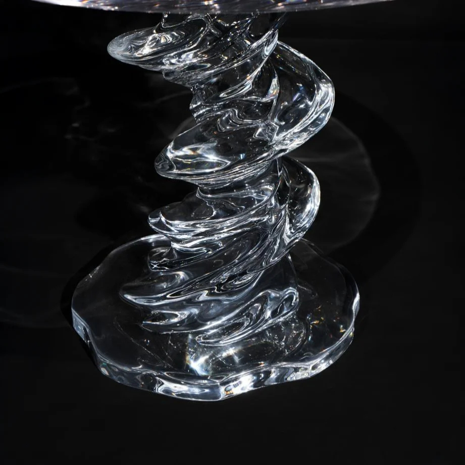 Tornado Twist Acrylic Table