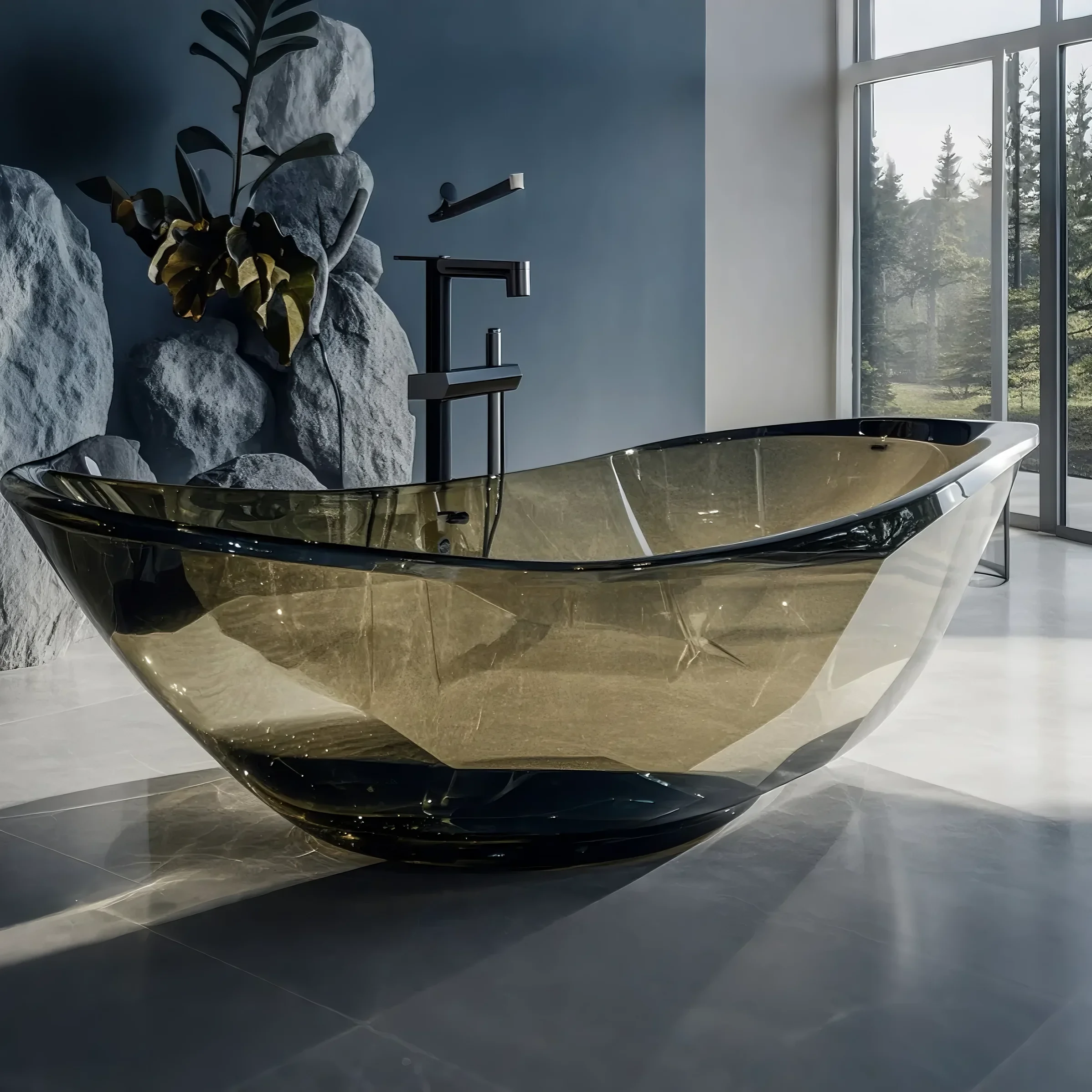 DIAMORO Acrylic Diamond Bathtub Collection