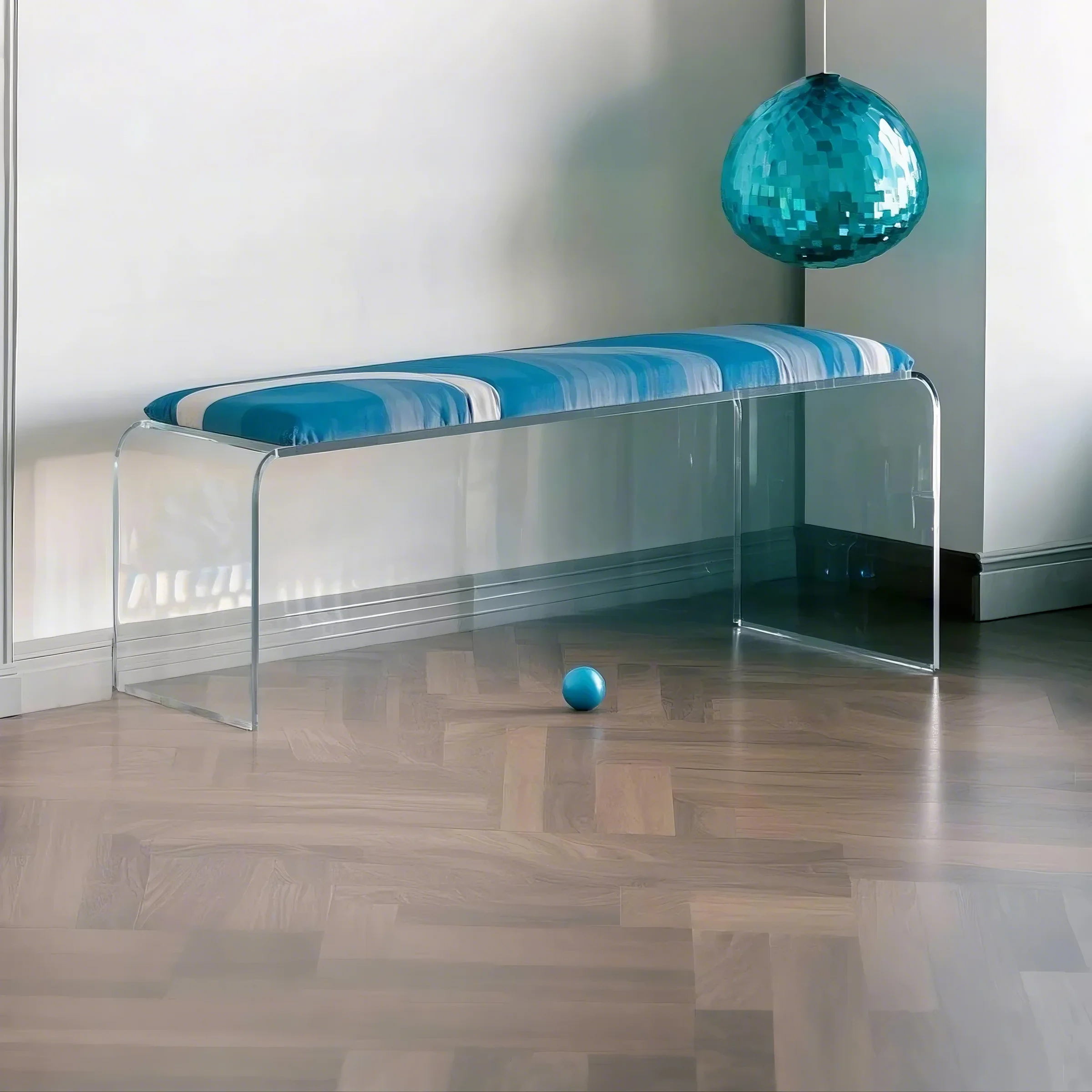 STRIPESHIM Acrylic Lounge Bench Collection