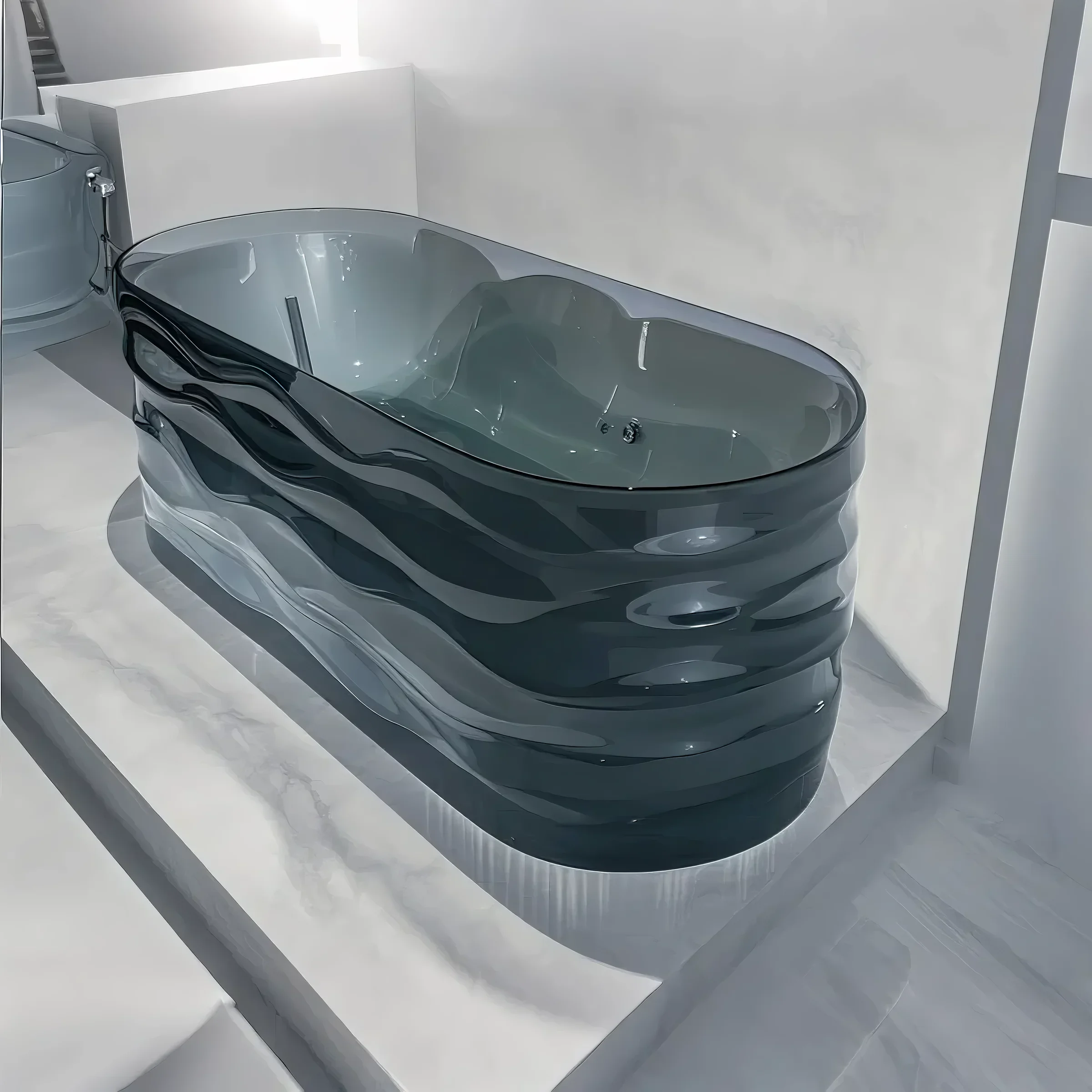 VITALUME Acrylic Flowing Bathtub Collection
