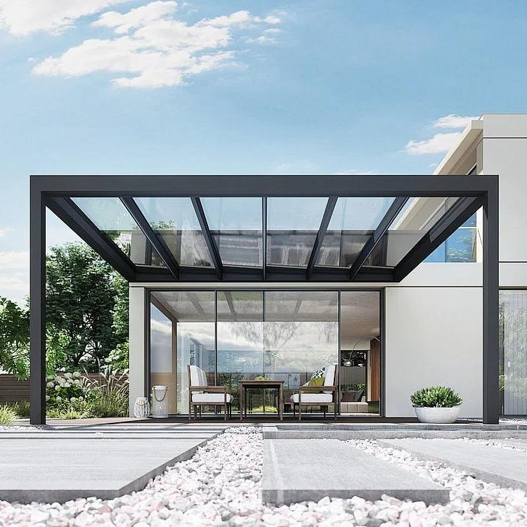 Minimalist Frame Acrylic Patio Canopy