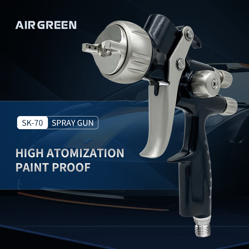 SK-70 LVLP Spray Gun – Compact Precision Refinish Tool for Automotive & Industrial Use