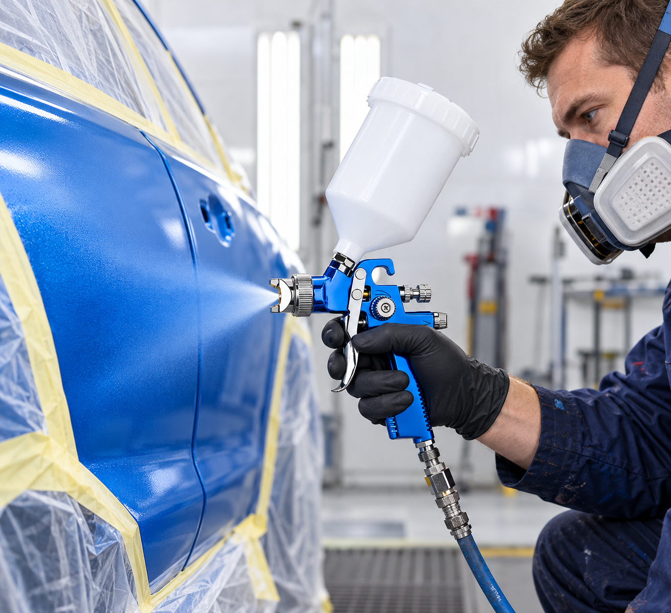 LVLP Spray Gun Safety Protocols for Mobile Auto Paint Operations