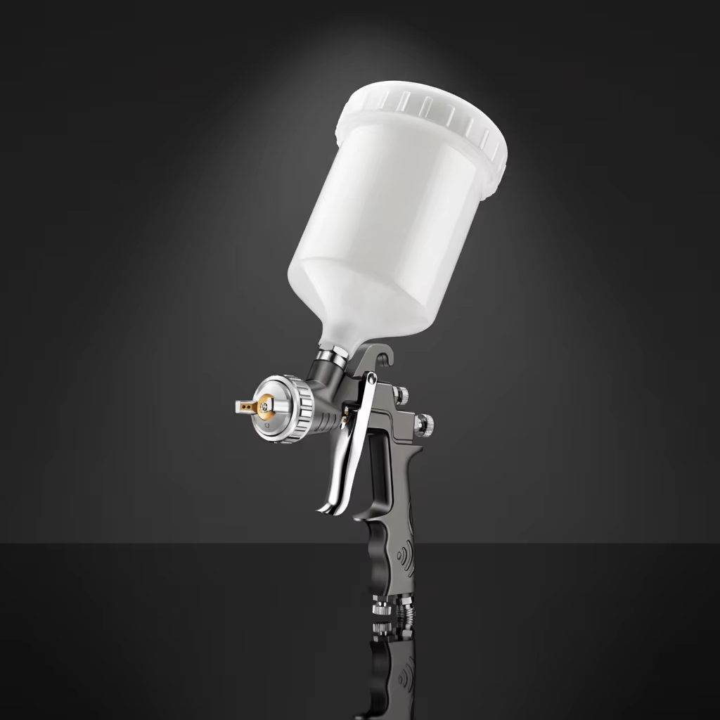 Professional Gravity Feed LVLP Spray Gun – Fine Finish Paint Sprayer