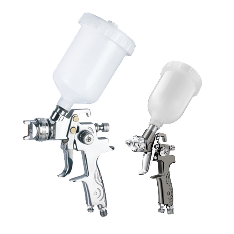 AS1009+SK350 LVLP Spray Gun Kit - Dual Nozzle with Regulator