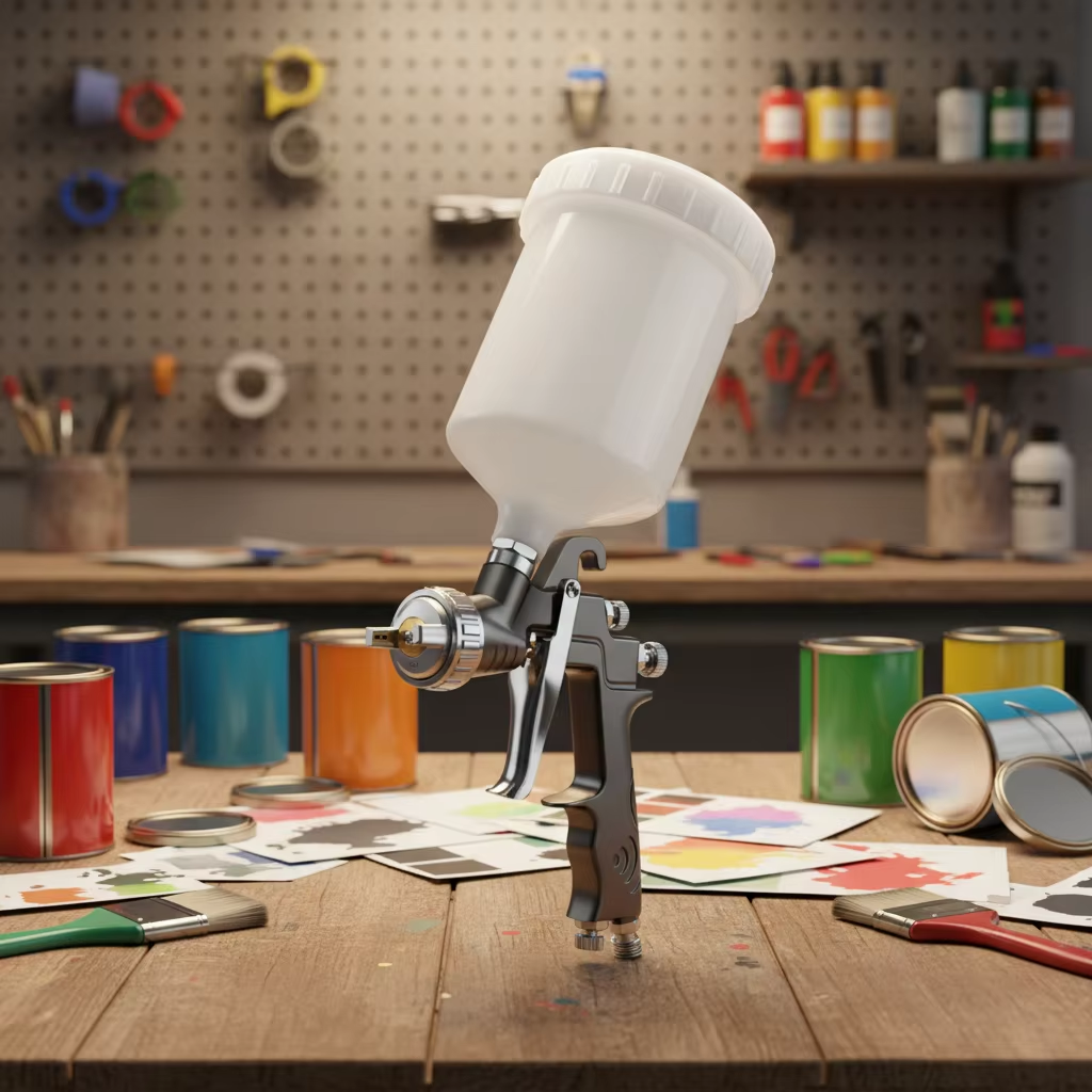 LVLP Gravity Paint Spray Gun for Automotive and Furniture Refinishing
